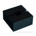 CNC machined extruded aluminum heat sink 200mm